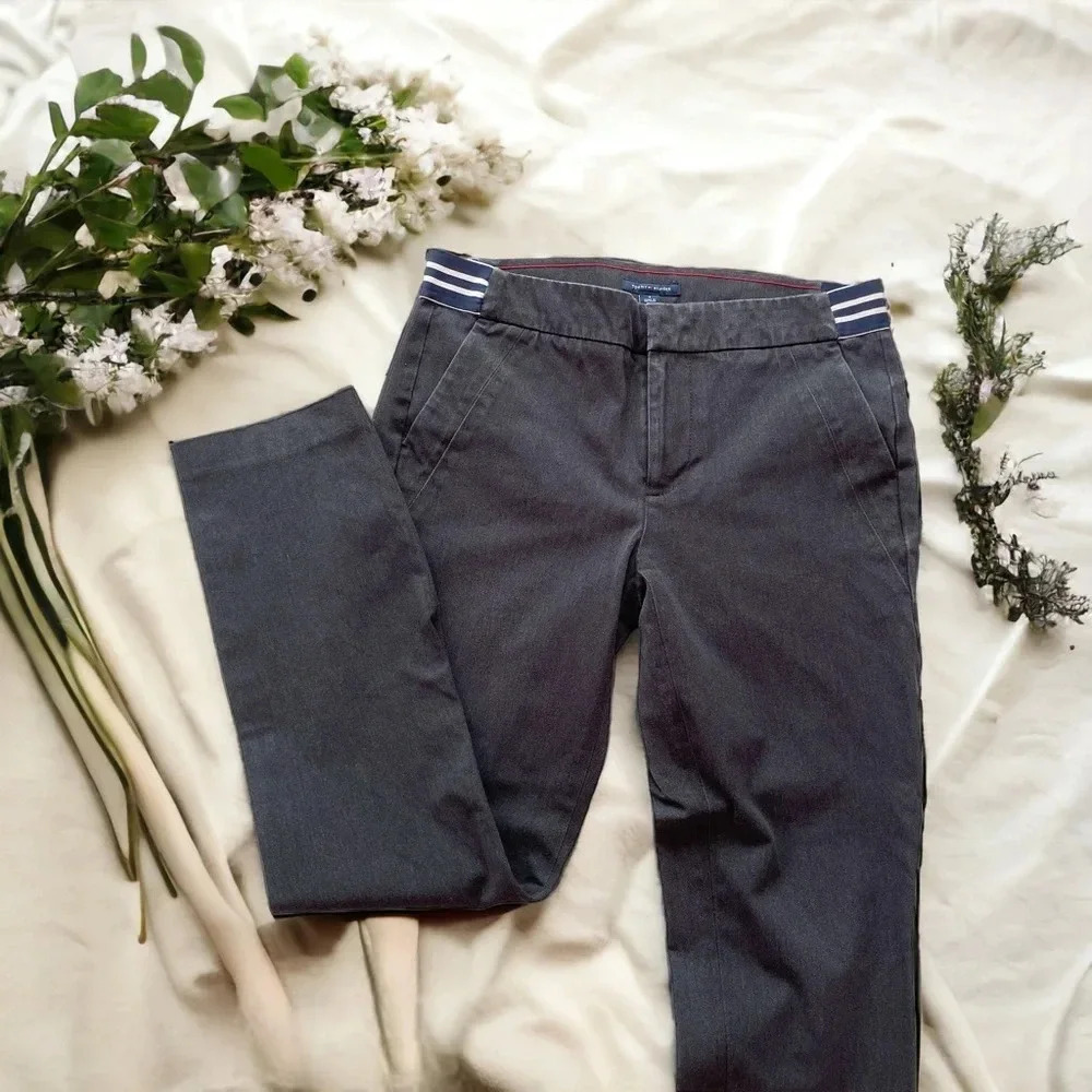 Tommy Hilfiger Riley Stretch Mid Rise Skinny Business Casual Pants Size 4